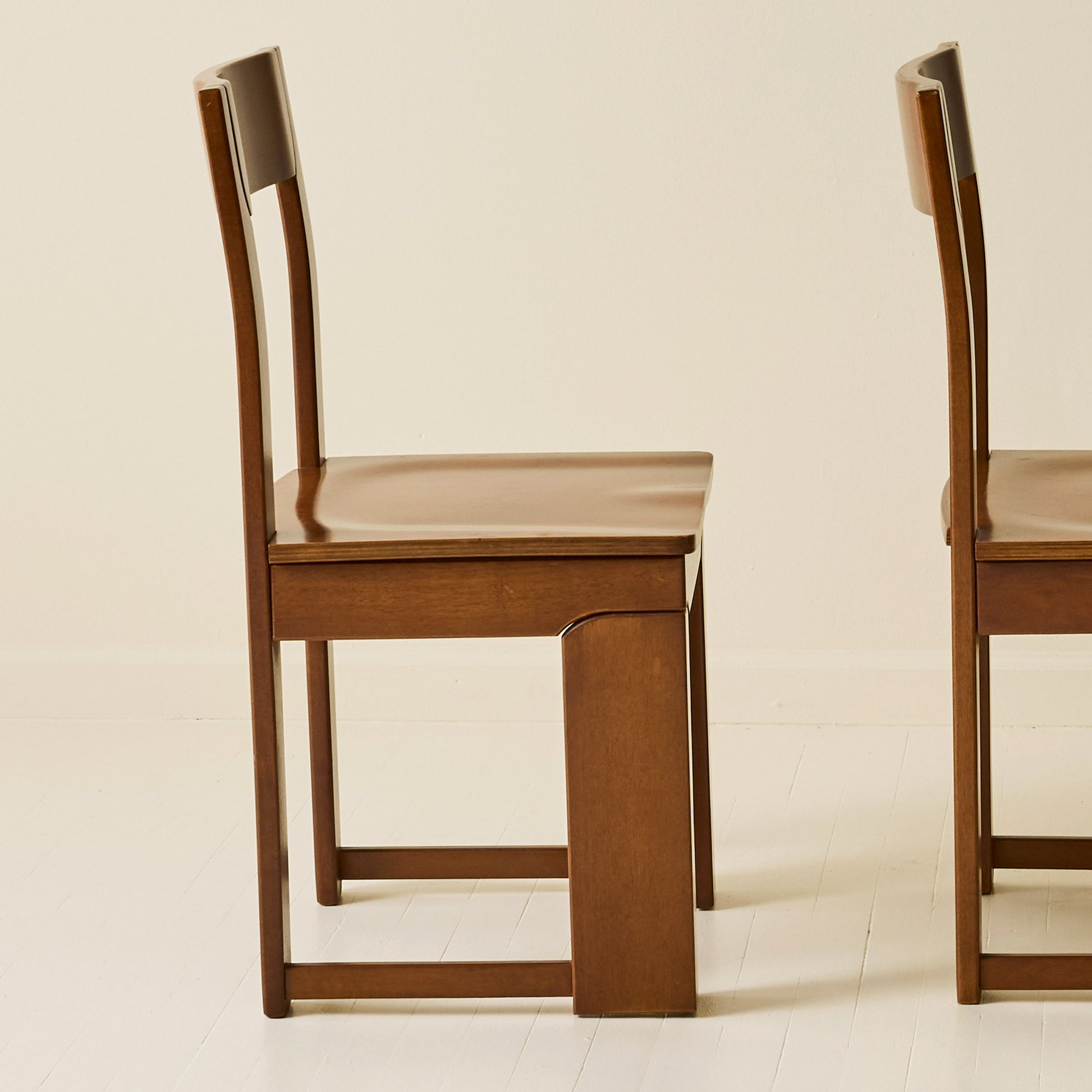 Italian Modernist dining chairs, Set of 6, 1970s