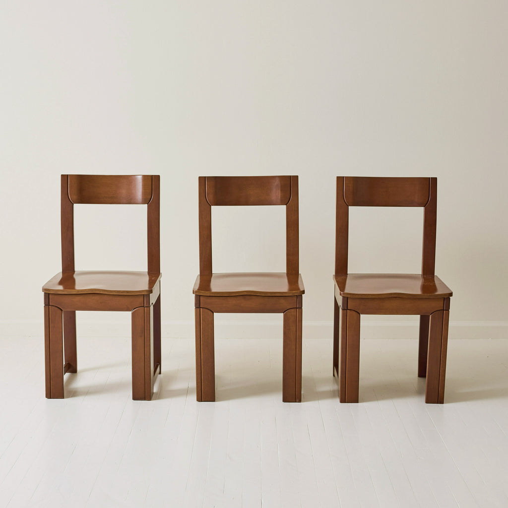 Italian Modernist dining chairs, Set of 6, 1970s