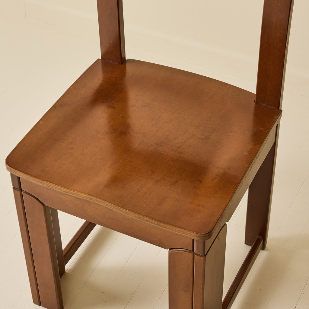 Italian Modernist dining chairs, Set of 6, 1970s
