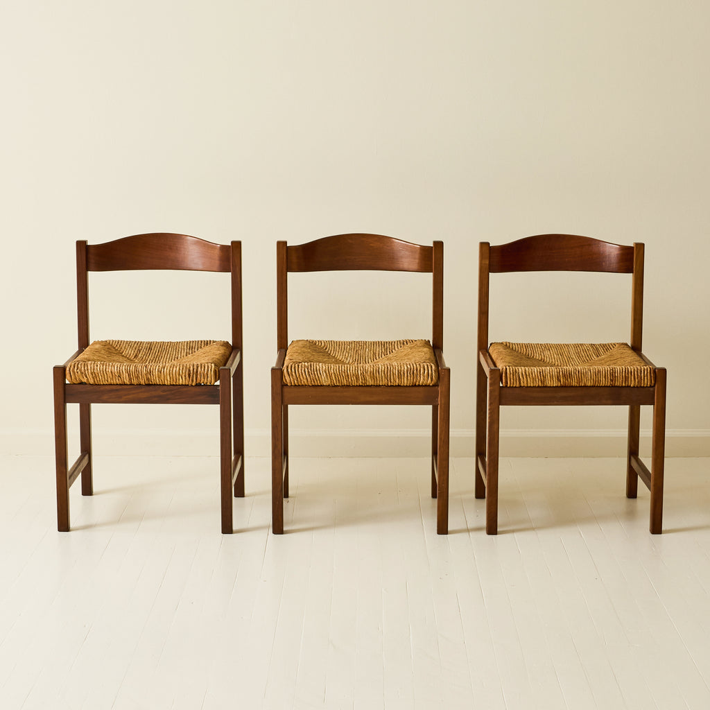 Giovanni Michelucci "Torbecchia" Series Dining Chairs by Poltronova, Set of 6, 1960s