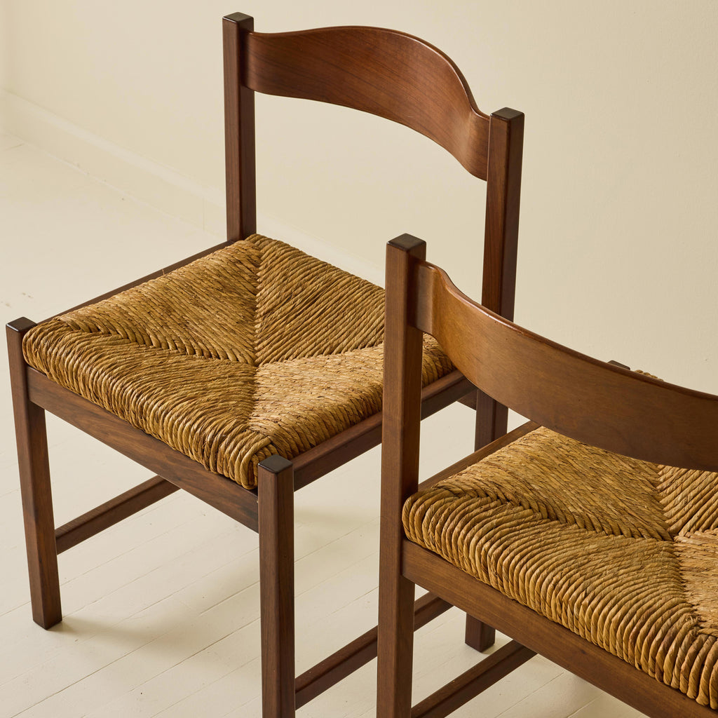 Giovanni Michelucci "Torbecchia" Series Dining Chairs by Poltronova, Set of 6, 1960s