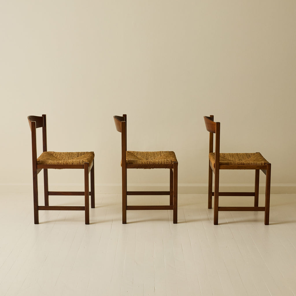 Giovanni Michelucci "Torbecchia" Series Dining Chairs by Poltronova, Set of 6, 1960s