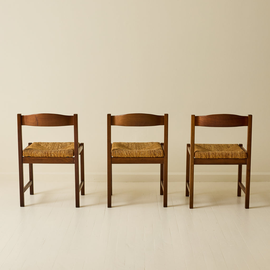 Giovanni Michelucci "Torbecchia" Series Dining Chairs by Poltronova, Set of 6, 1960s