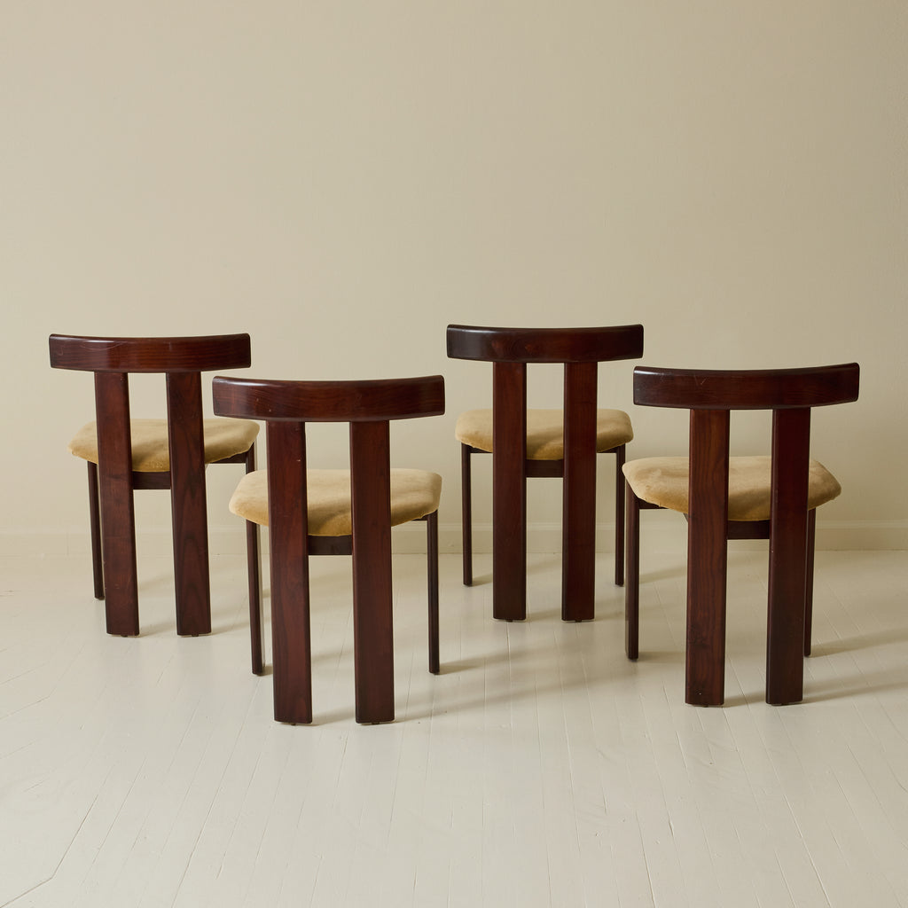 Luigi Vaghi Dining Chairs by Former, Set of 4, 1970s