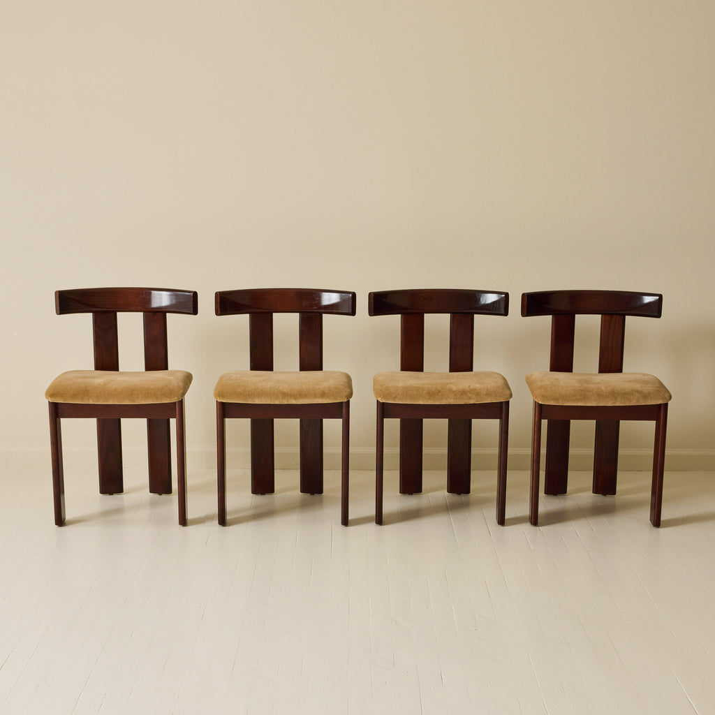 Luigi Vaghi Dining Chairs by Former, Set of 4, 1970s