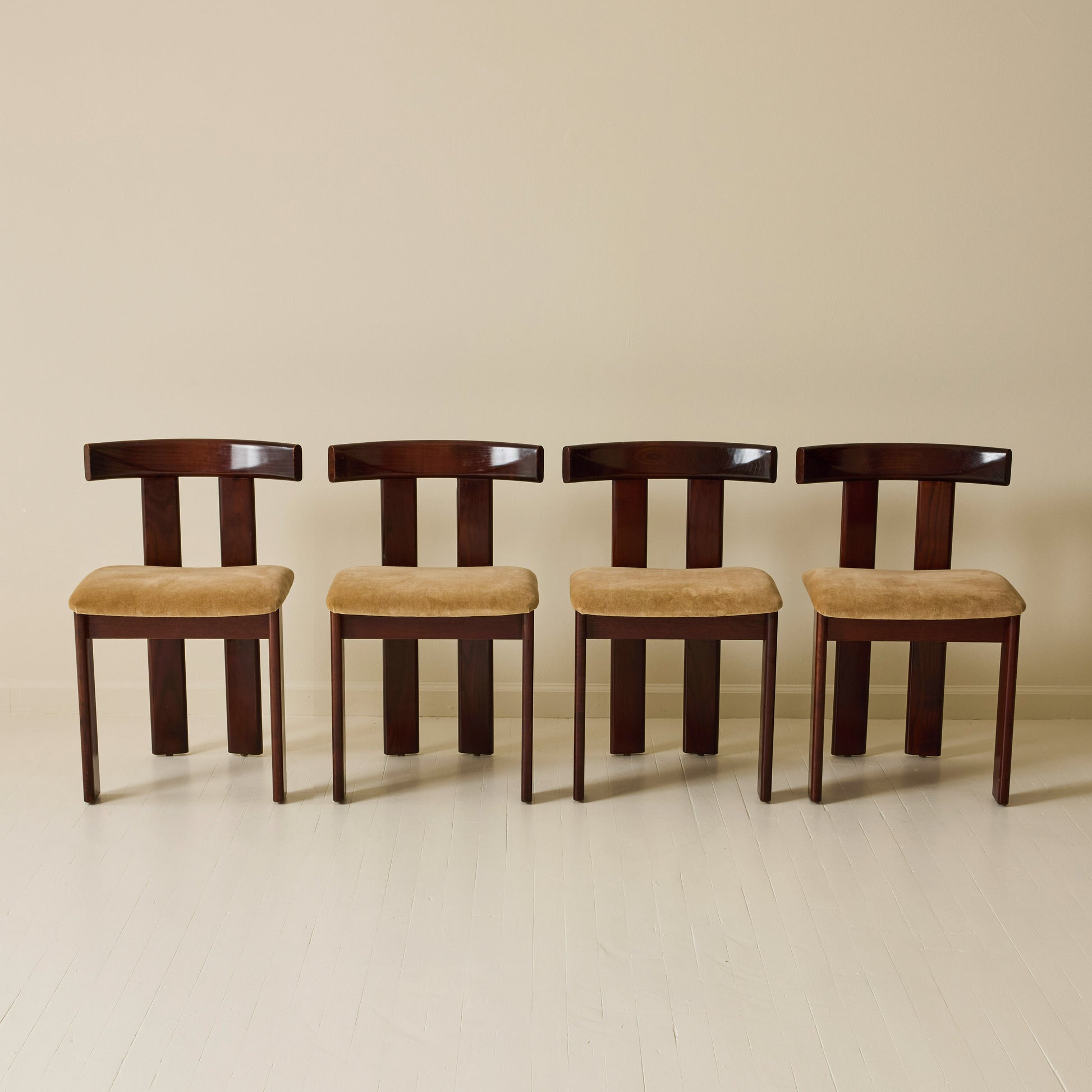Luigi Vaghi Dining Chairs by Former, Set of 4, 1970s
