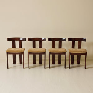 Luigi Vaghi Dining Chairs by Former, Set of 4, 1970s