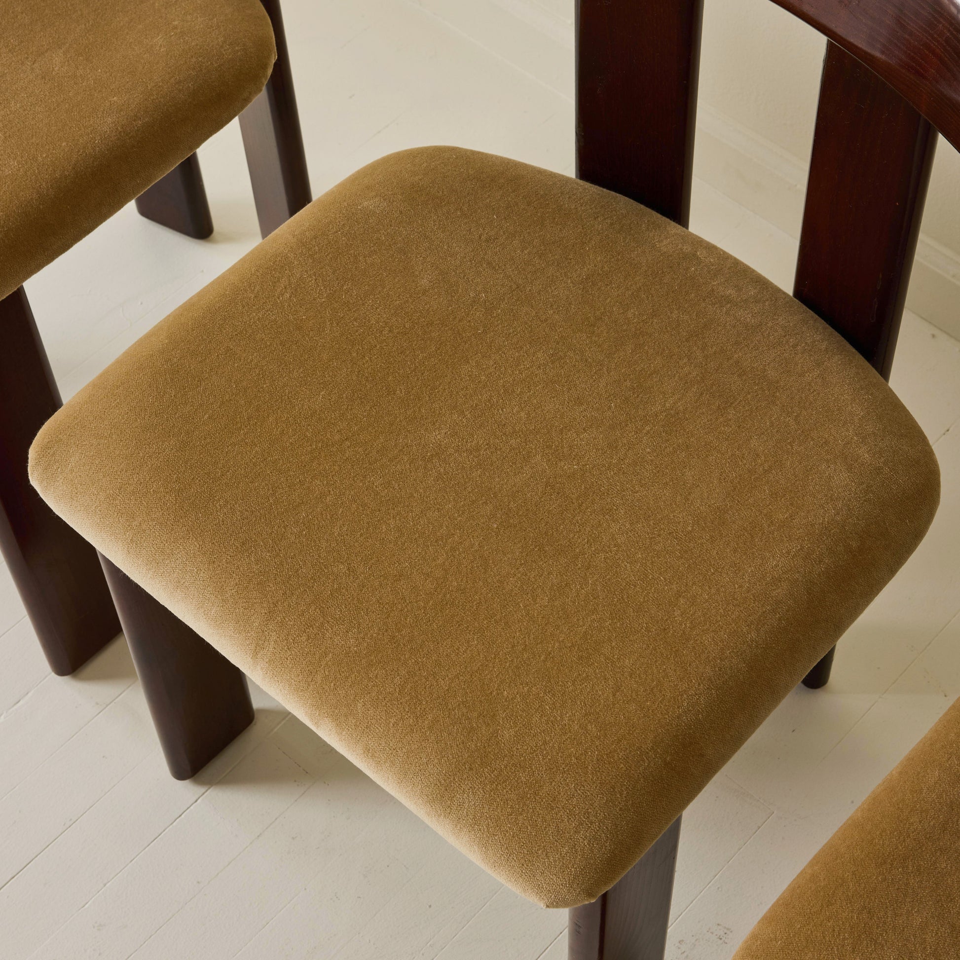 Luigi Vaghi Dining Chairs by Former, Set of 4, 1970s