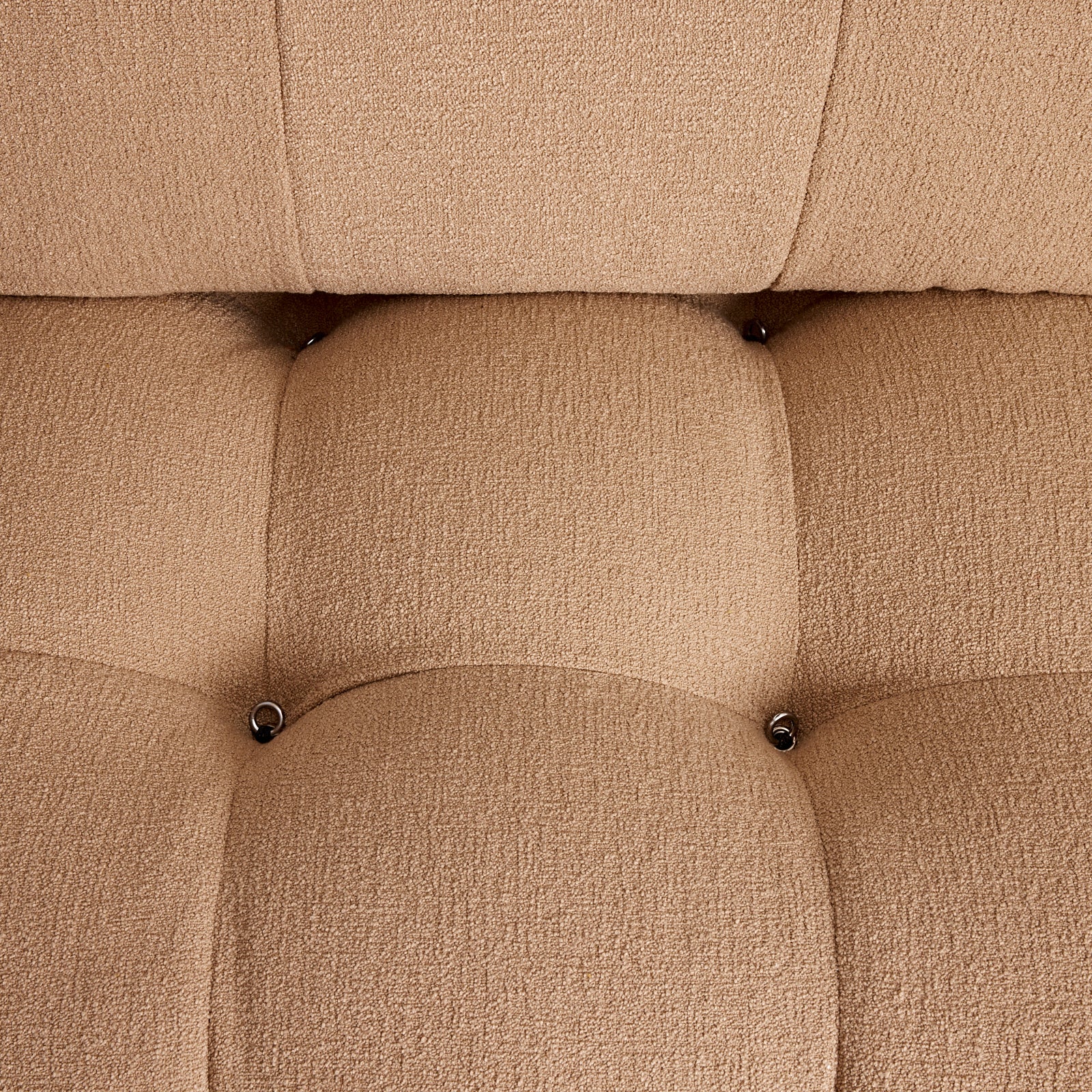 SOLD Mario Bellini "Camaleonda" Sofa, 1970s Vintage Mid Century Modular Sofa in Light Camel Boucle, C&B Italia