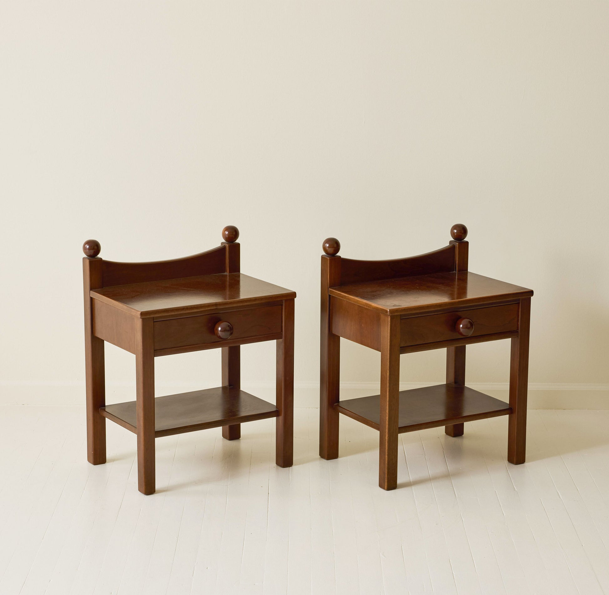 Luigi Caccia Dominioni Attributed Bedside Tables, a pair, 1960s