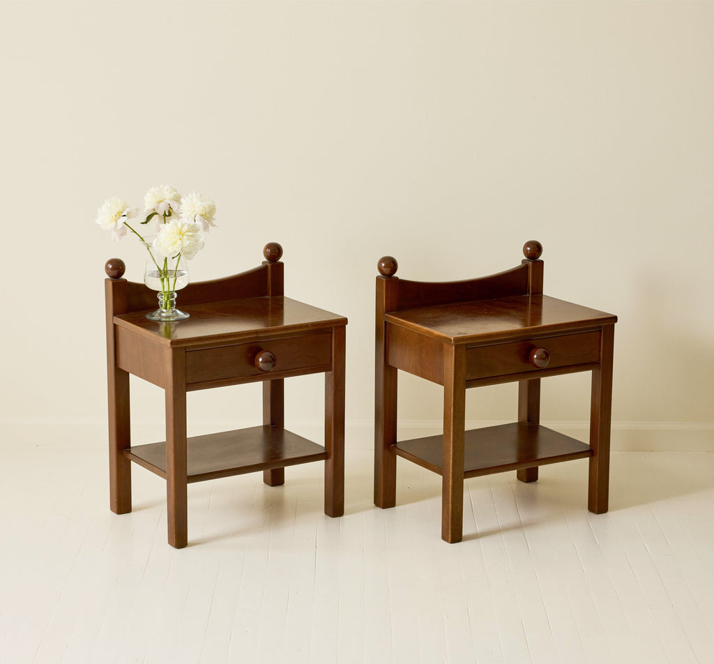 Luigi Caccia Dominioni Attributed Bedside Tables, a pair, 1960s