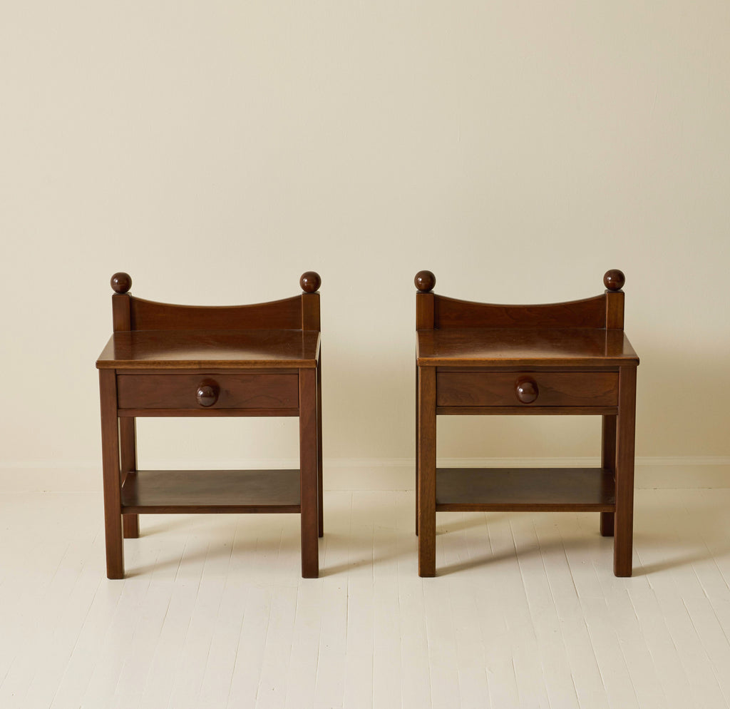 Luigi Caccia Dominioni Attributed Bedside Tables, a pair, 1960s