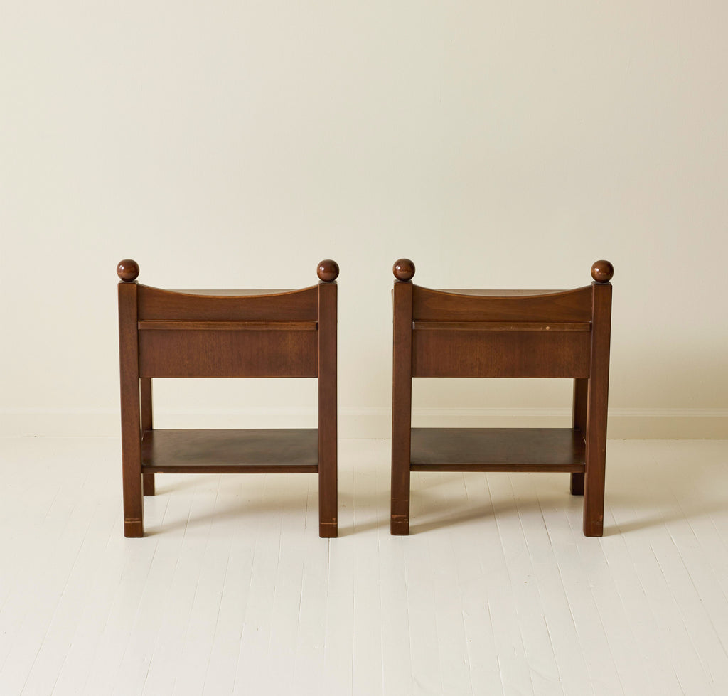 Luigi Caccia Dominioni Attributed Bedside Tables, a pair, 1960s