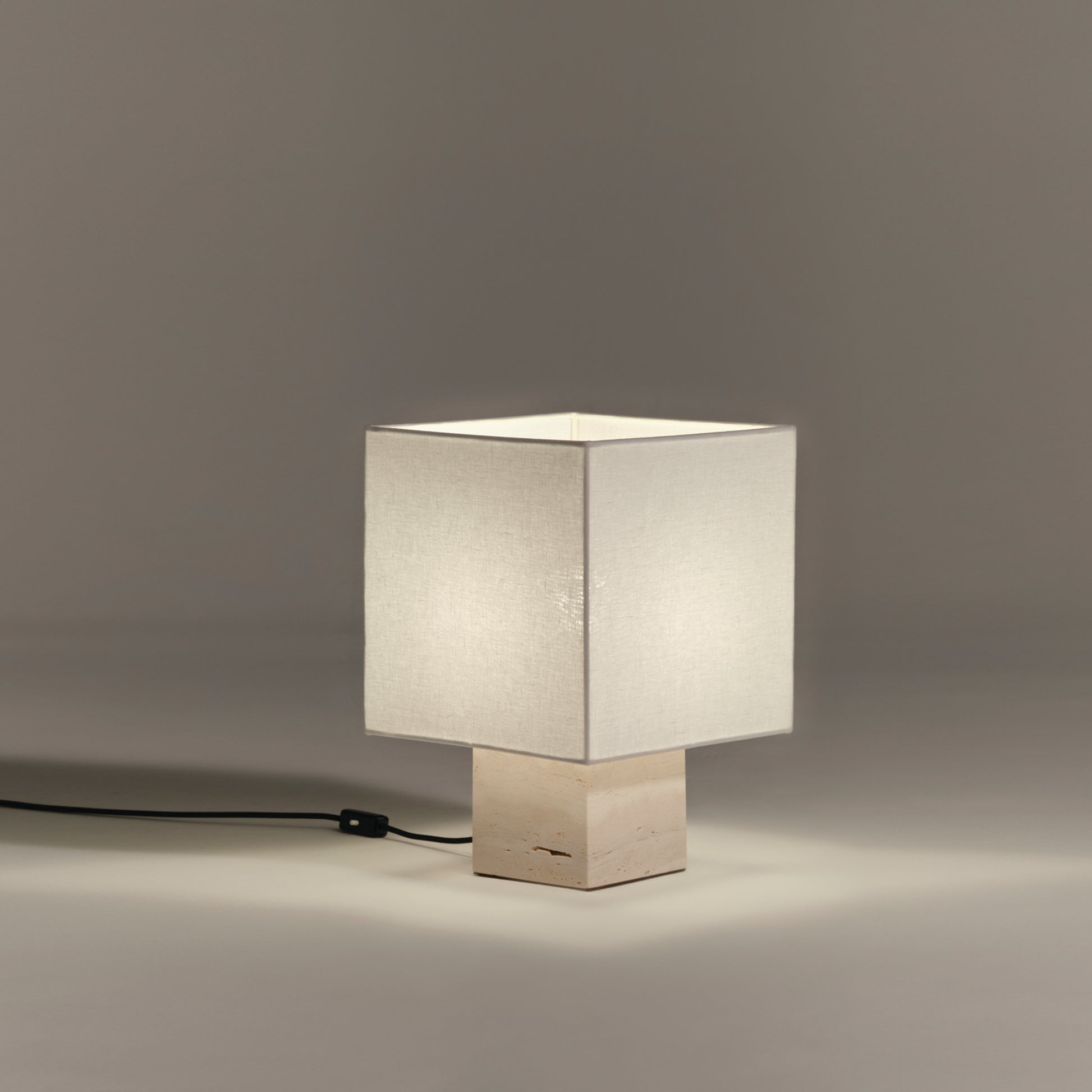 Roma Squared Small Table Lamp by Nassi Lamps