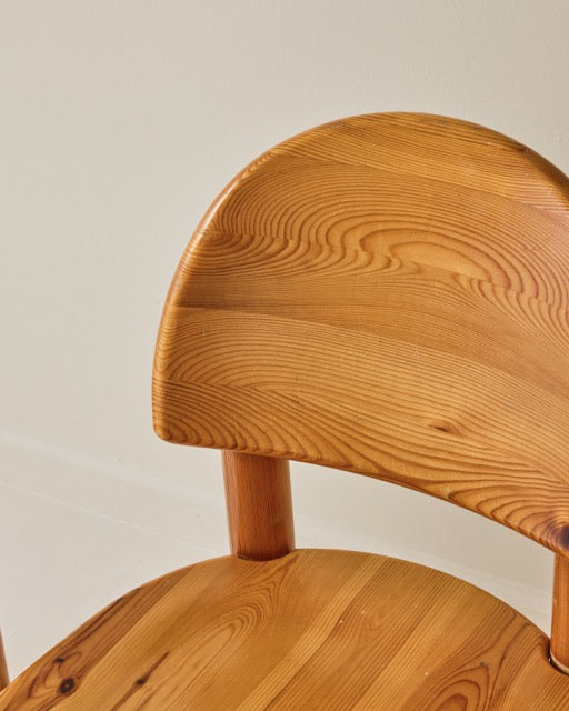 Rainer Daumiller Pine Dining Chairs, set of 6, 1970s