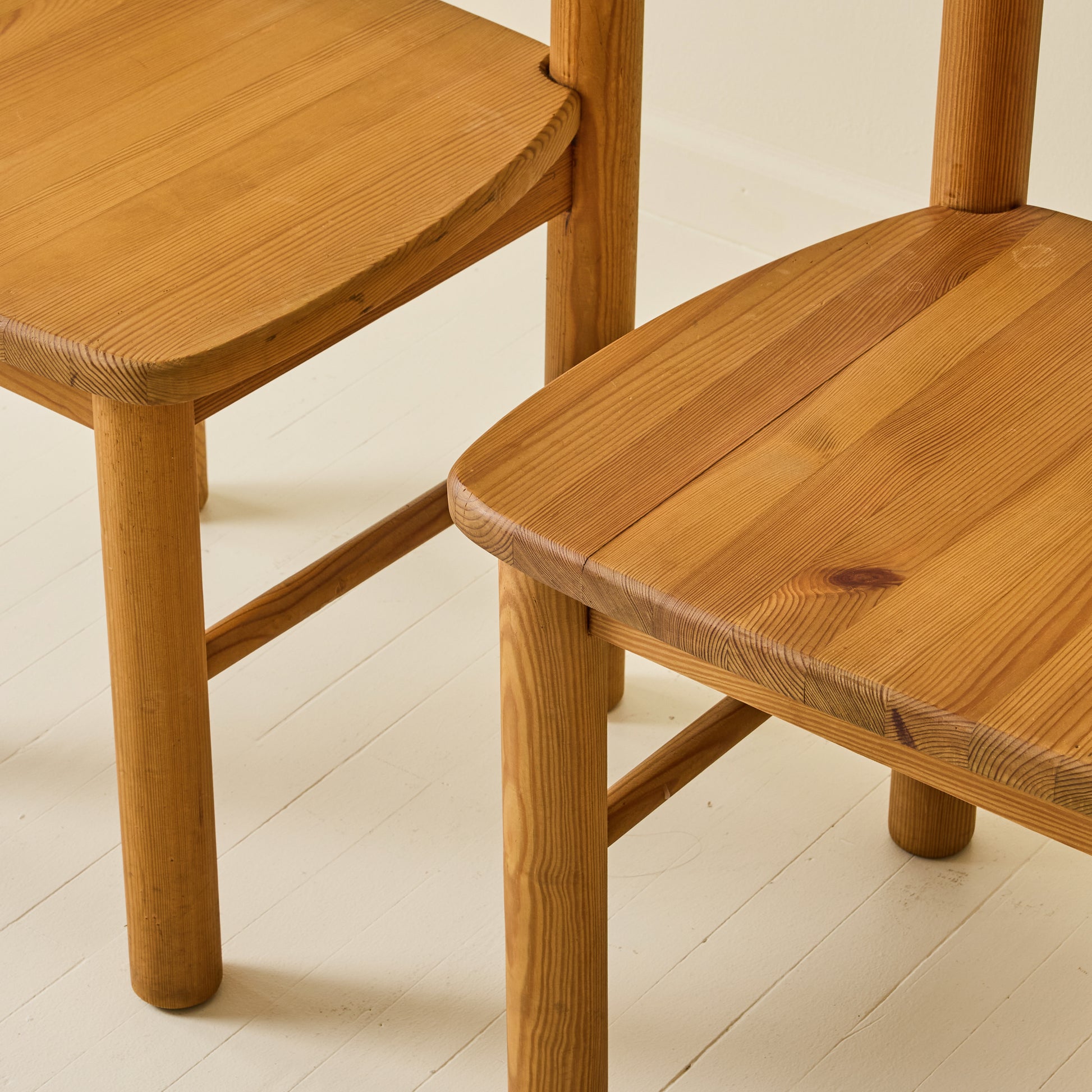 Rainer Daumiller Pine Dining Chairs, set of 6, 1970s