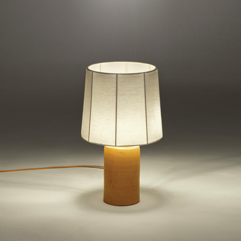 Sonora Linen Small Table Lamp by Nassi Lamps