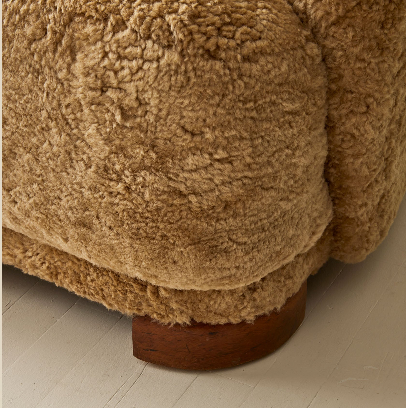 Danish Sheepskin Club Chair, 1930-40's.