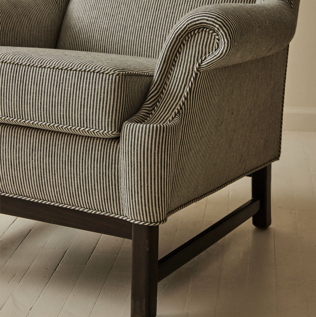 Svenskt Tenn 3543 "Oxford" Ear Flap Armchair, Ragnar Helsén, 1960's.