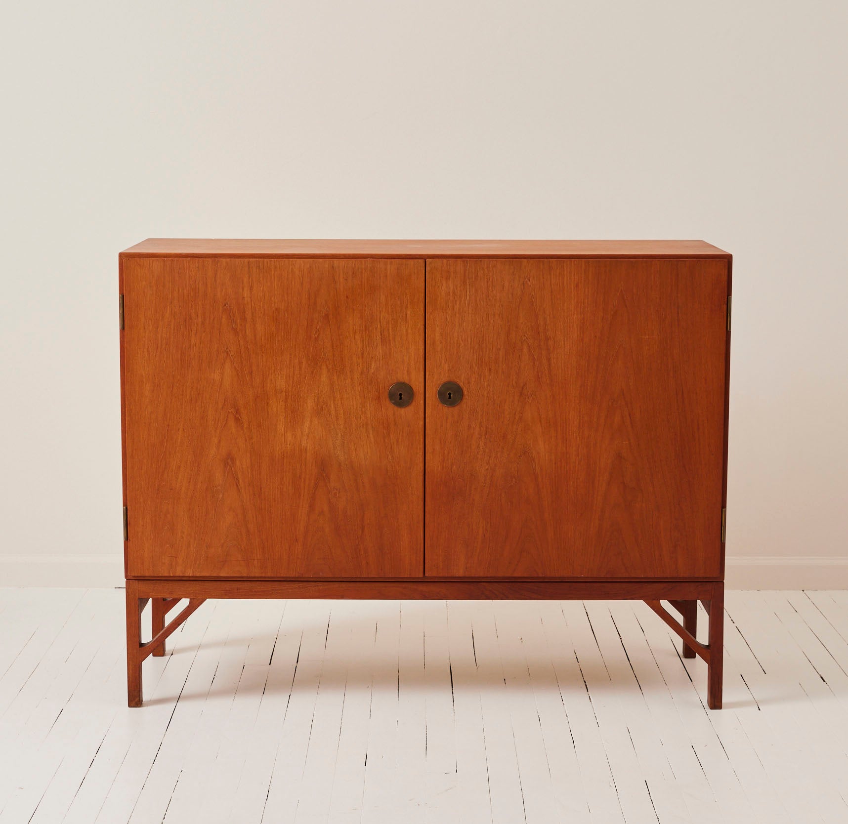 SOLD Borge Mogensen Teak Sideboard "China Cabinet" FDB Møbler 1950s