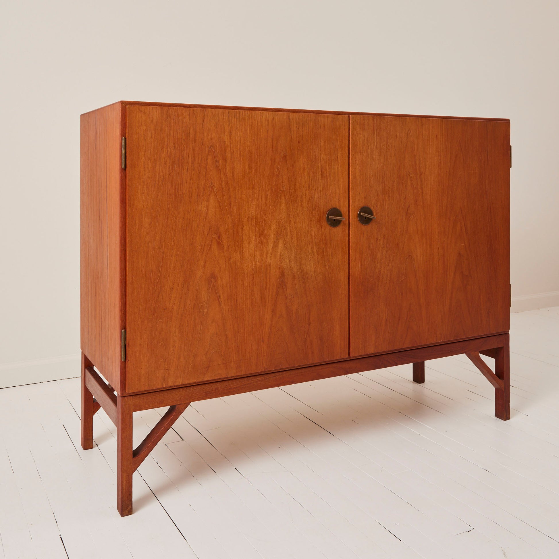 SOLD Borge Mogensen Teak Sideboard "China Cabinet" FDB Møbler 1950s