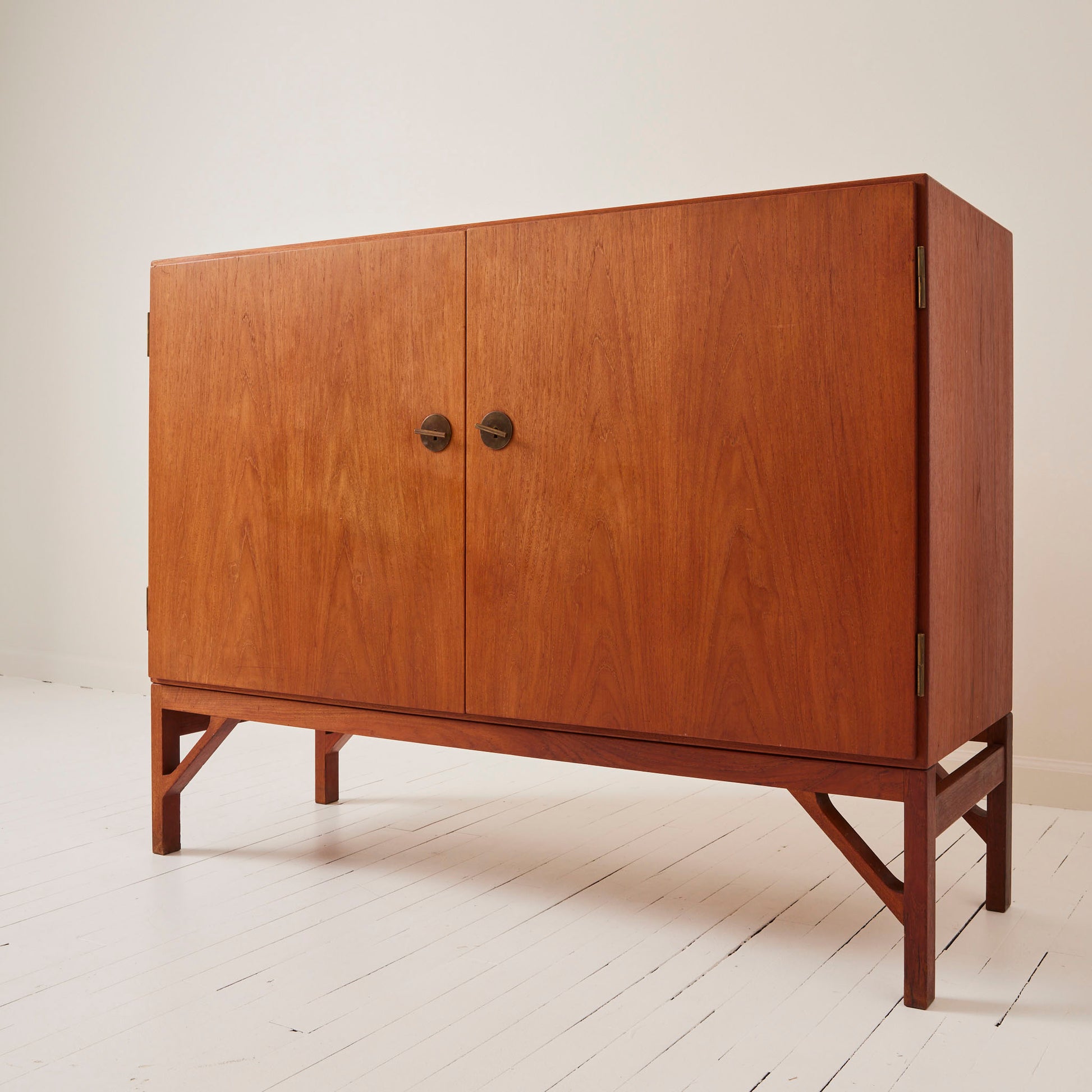 SOLD Borge Mogensen Teak Sideboard "China Cabinet" FDB Møbler 1950s