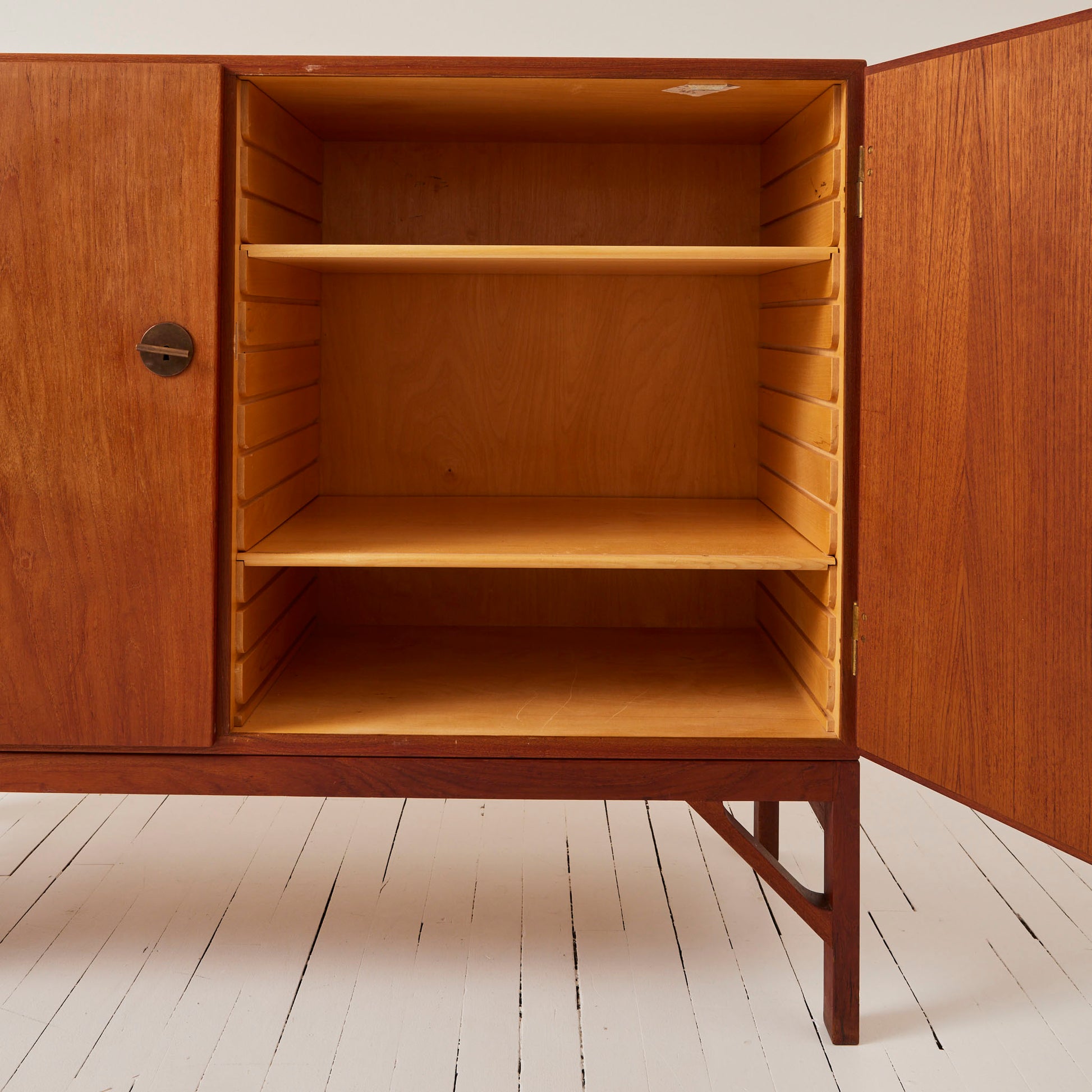 SOLD Borge Mogensen Teak Sideboard "China Cabinet" FDB Møbler 1950s