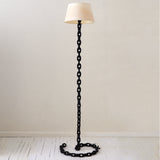 Chain Link Floor lamp in the style of Franz West