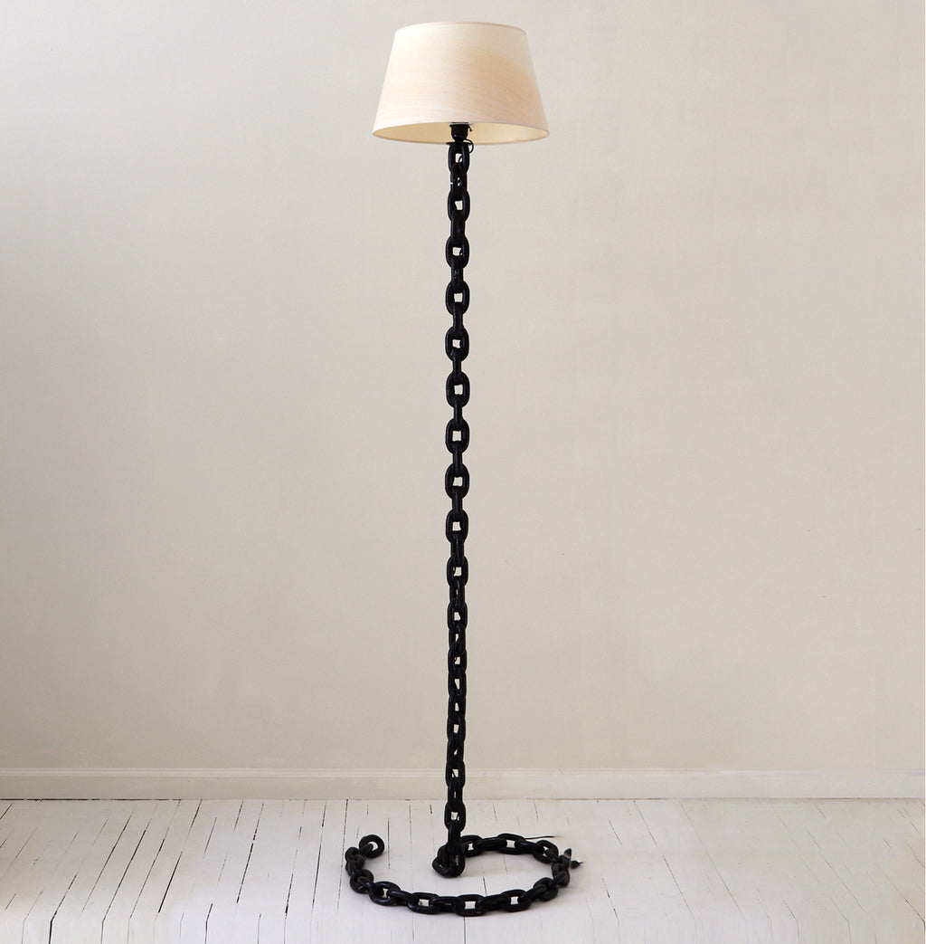 Chain Link Floor lamp in the style of Franz West