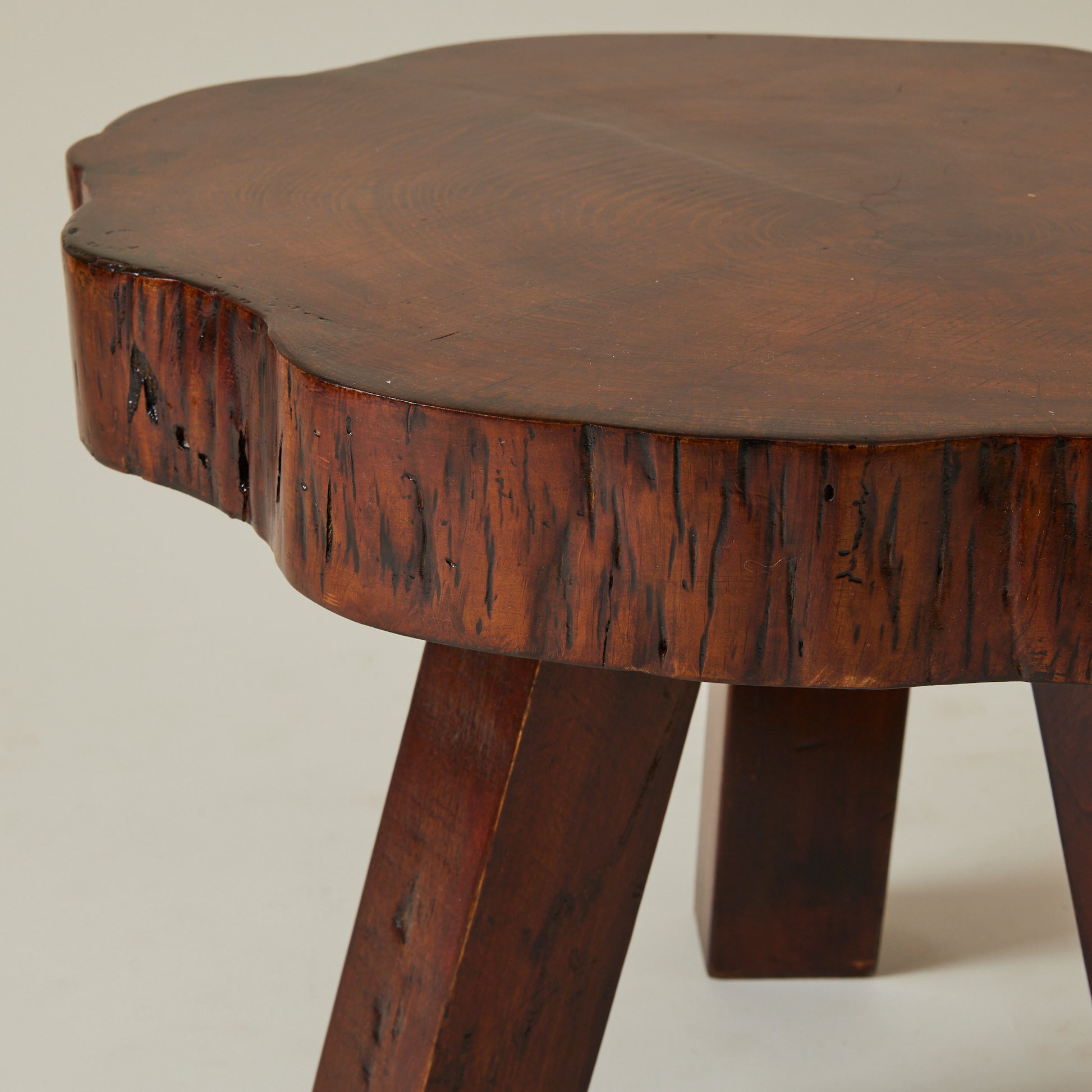 Solid Wood Side table, 1950's