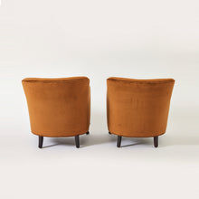 Load image into Gallery viewer, Swedish Armchairs in Velvet, 1920&#39;s/30s
