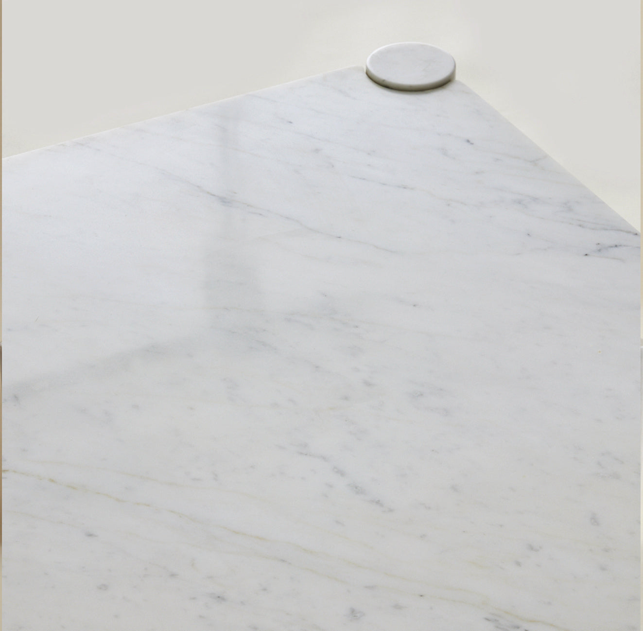 SOLD Gae Aulenti "Jumbo" Carrara Marble Table, for Knoll International 1970's