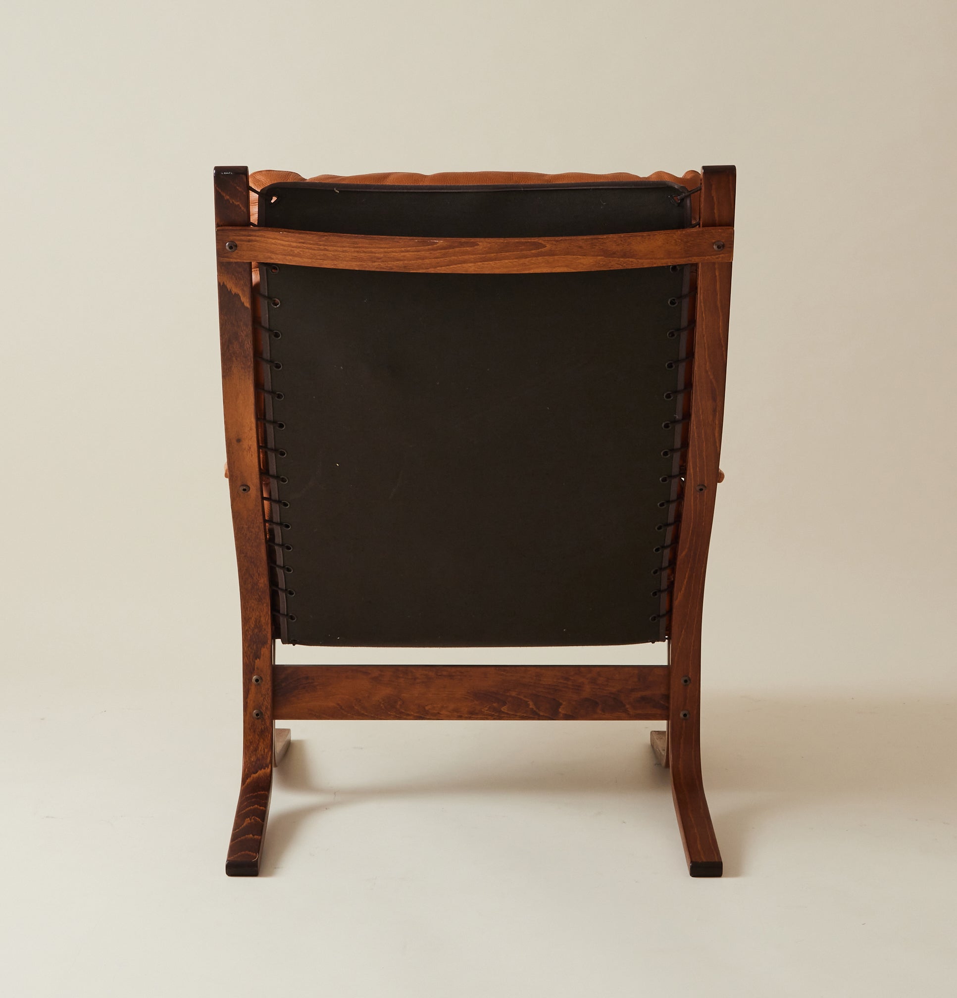 Ingmar Relling for Westnofa Norway, "Siesta" Bentwood and Leather Chair, 1970s