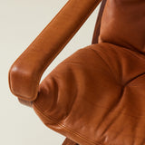 Ingmar Relling for Westnofa Norway, "Siesta" Bentwood and Leather Chair, 1970s