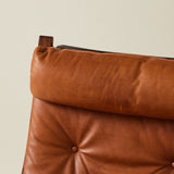 Ingmar Relling for Westnofa Norway, "Siesta" Bentwood and Leather Chair, 1970s