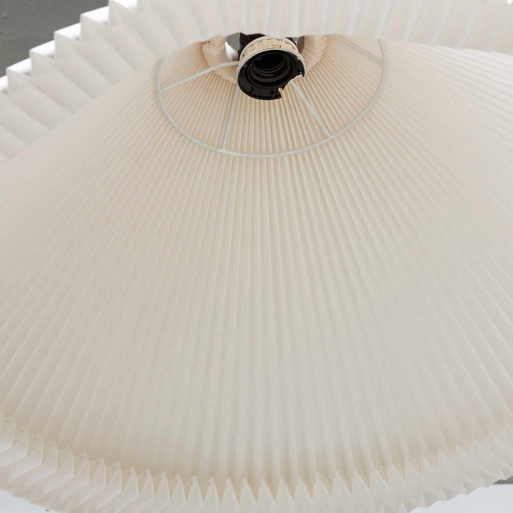 SOLD Mid 20th Century Mads Caprani Danish Floor Lamp With Pleated Shade