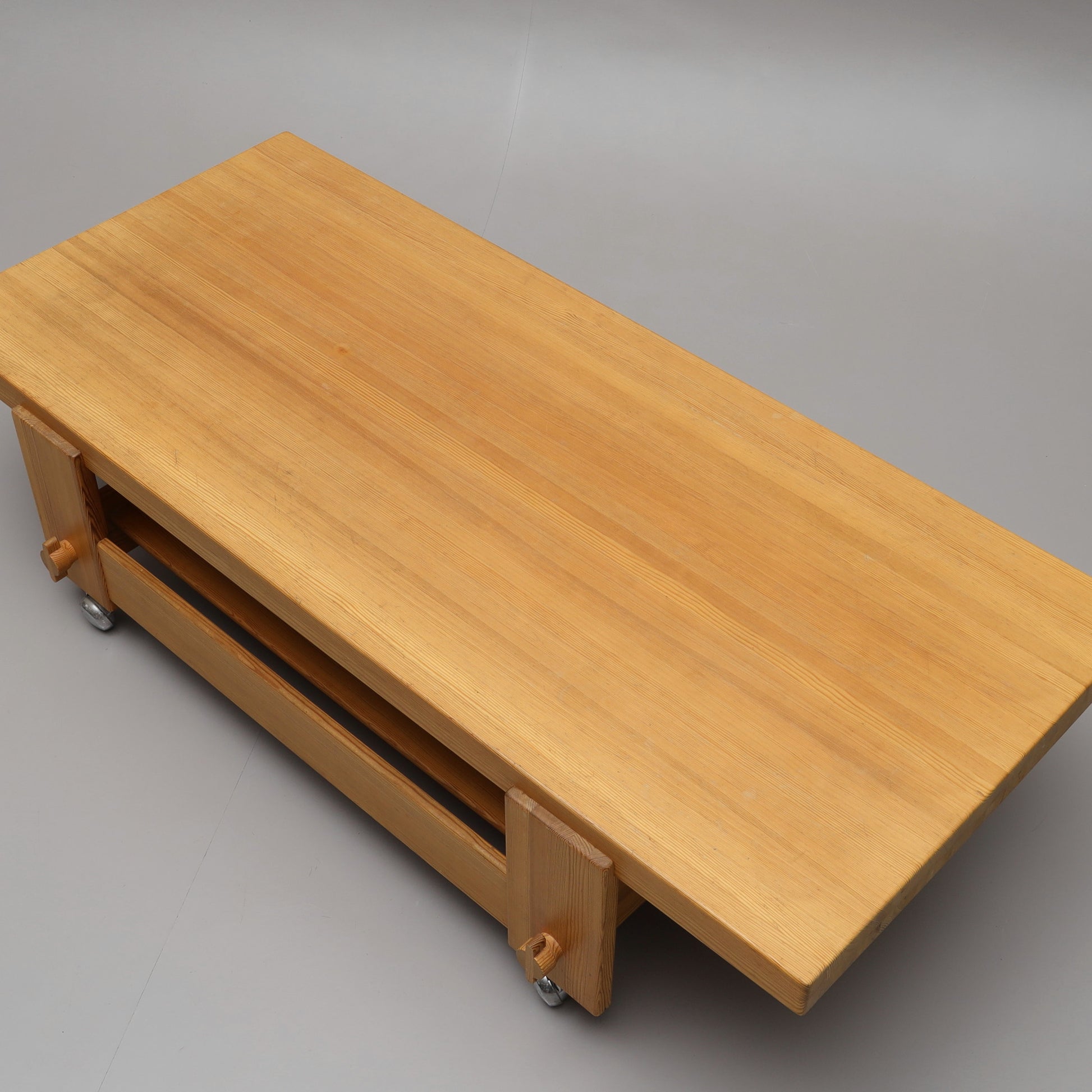 SOLD ! Yngve Ekström Solid Pine Swedish Coffee Table,"Kontrapunkt", 1960s