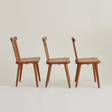 Göran Malmvall Swedish Mid Century set of 6 Pine dining chairs