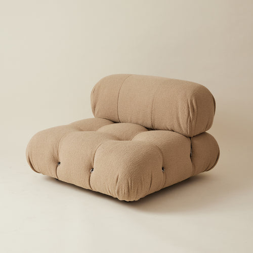 Mario Bellini "Camaleonda" Modular Lounge Chair in Boucle made by B and B Italia, 1970's