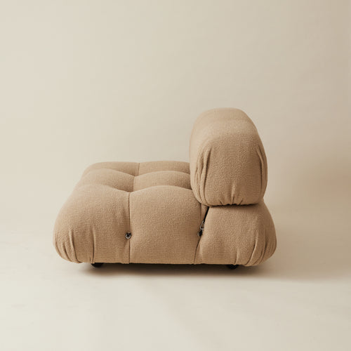 Mario Bellini "Camaleonda" Modular Lounge Chair in Boucle made by B and B Italia, 1970's