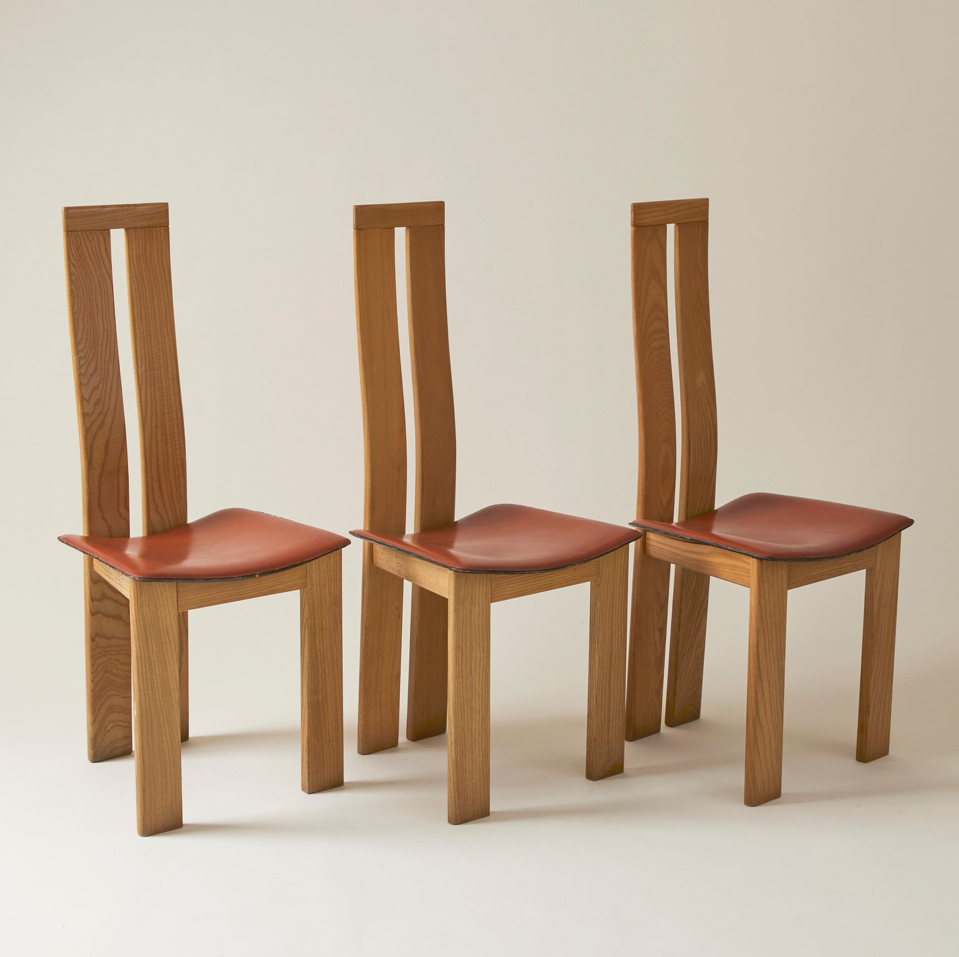Mario Marenco for Mobilgirgi Dining Chairs, Walnut Frame Mario Marenco for Mobilgirgi Dining Chairs, Walnut Frame