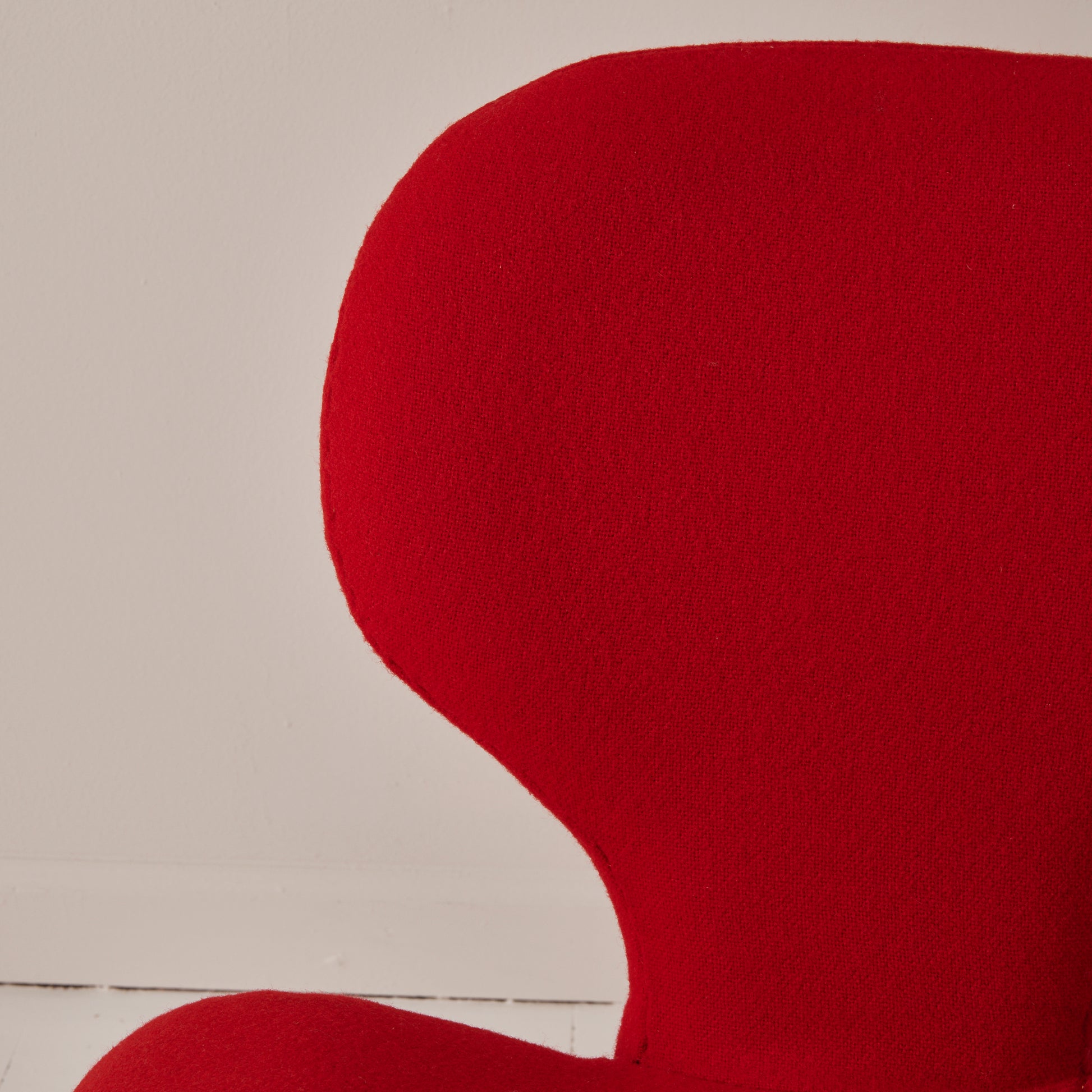 Olivier Mourgue Red Djinn Chair for Airborne, 1960s, French Design