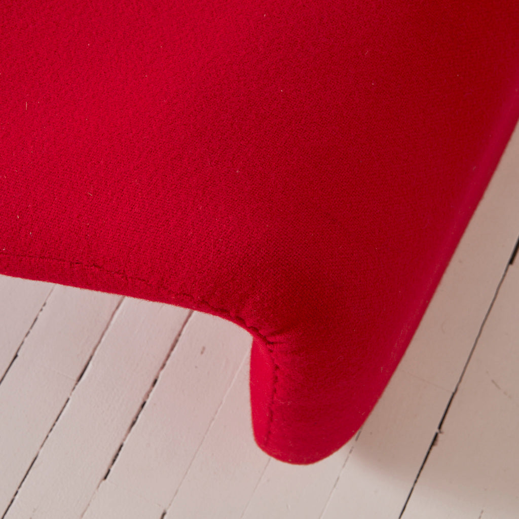 Olivier Mourgue Red Djinn Chair for Airborne, 1960s, French Design
