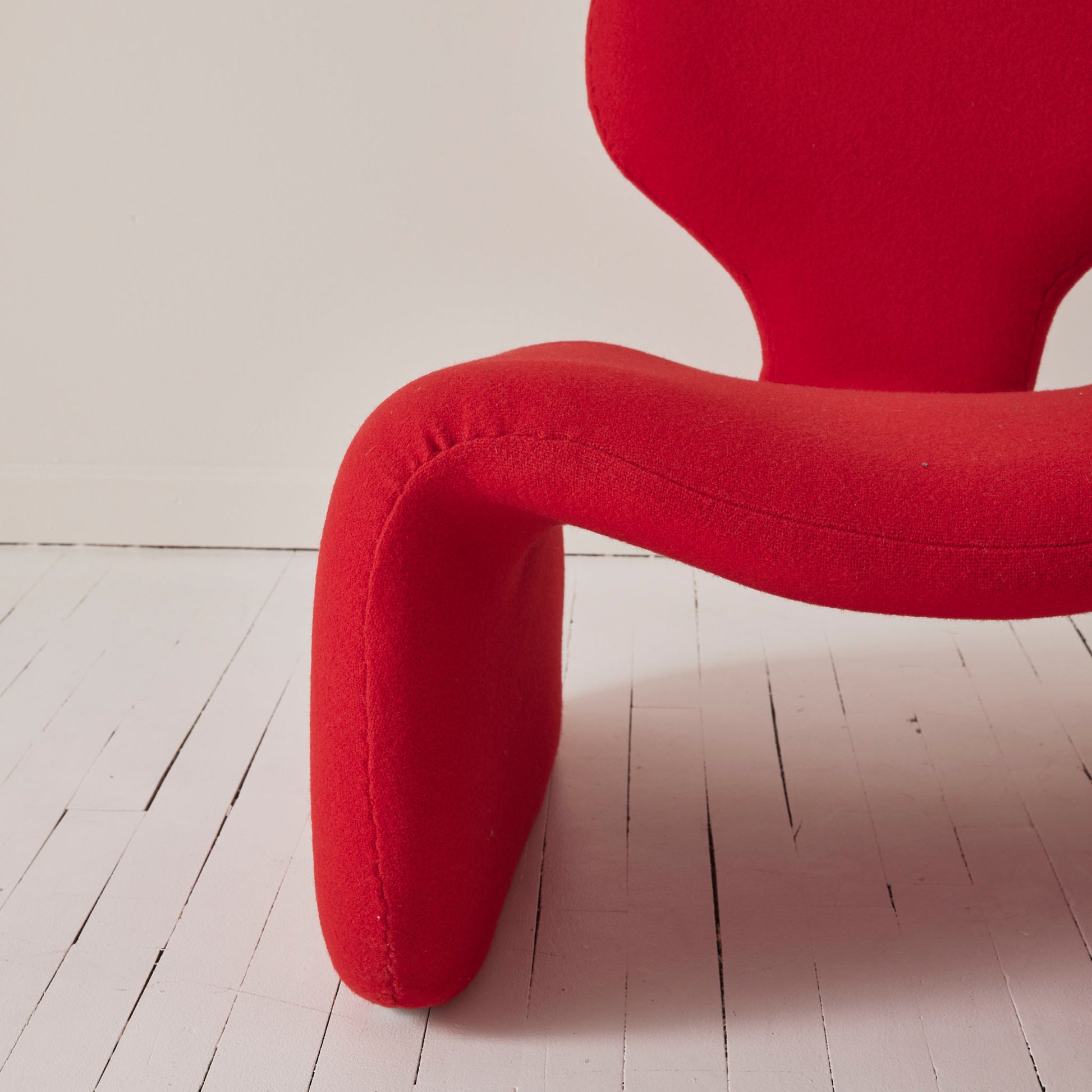 Olivier Mourgue Red Djinn Chair for Airborne, 1960s, French Design