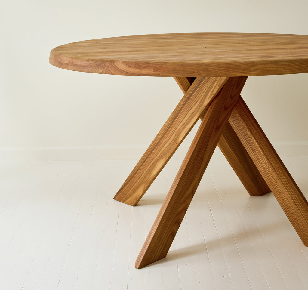 Pierre Chapo T21B "Sfax" Elm Table, 1970s