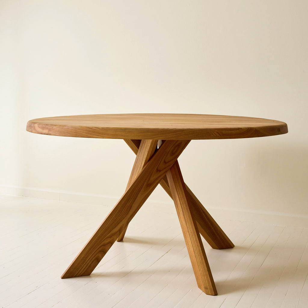 Pierre Chapo T21B "Sfax" Elm Table, 1970s