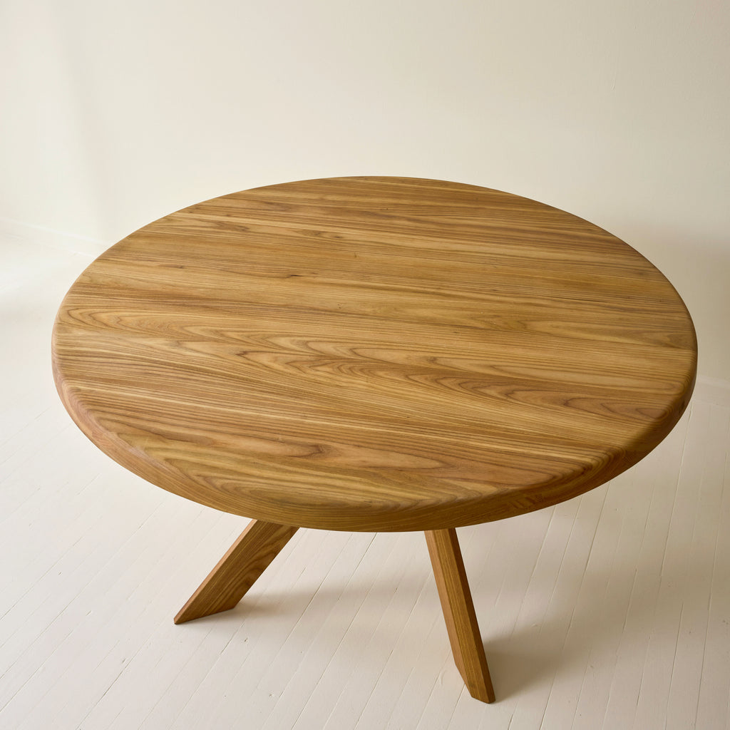 Pierre Chapo T21B "Sfax" Elm Table, 1970s