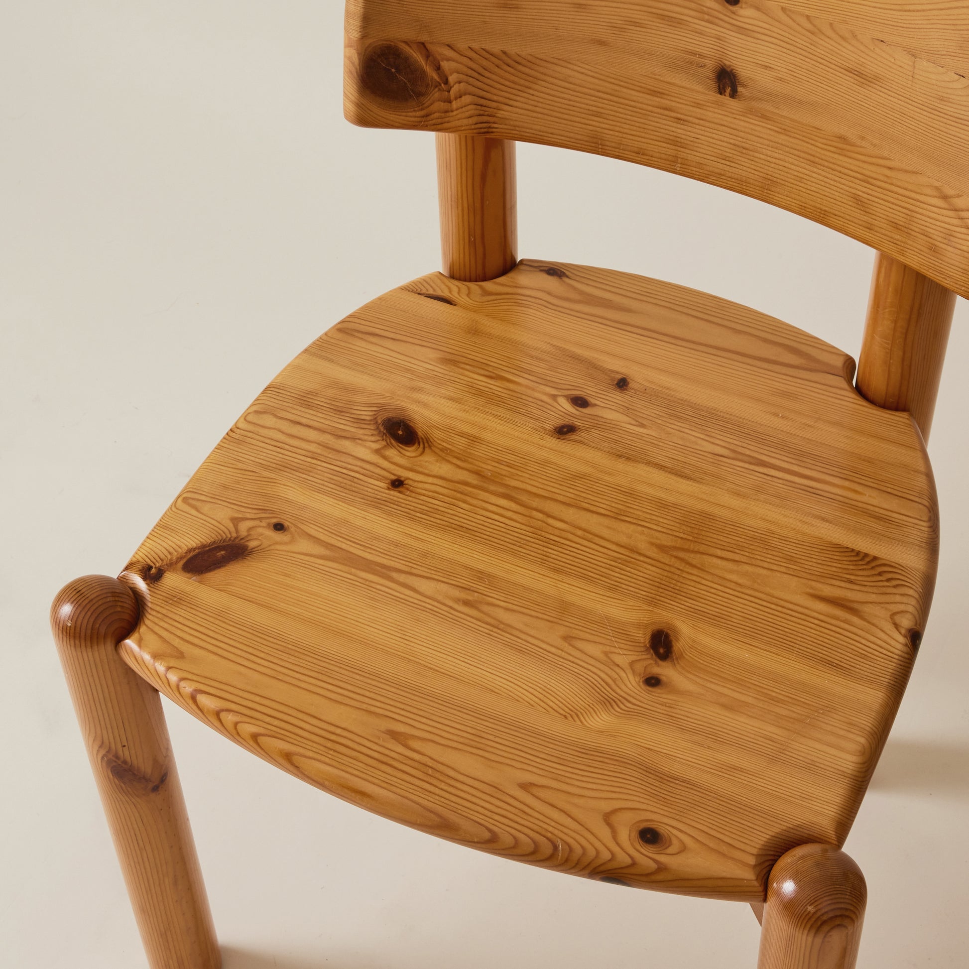 Rainer Daumiller Pine Dining Chairs, 1960's-70's, Set of 6