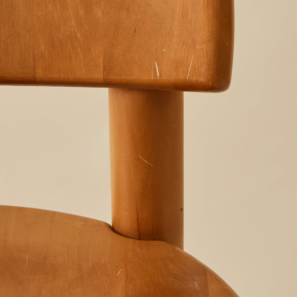 Rainer Daumiller Solid Pine Dining Chairs, Set of 6, 1970's