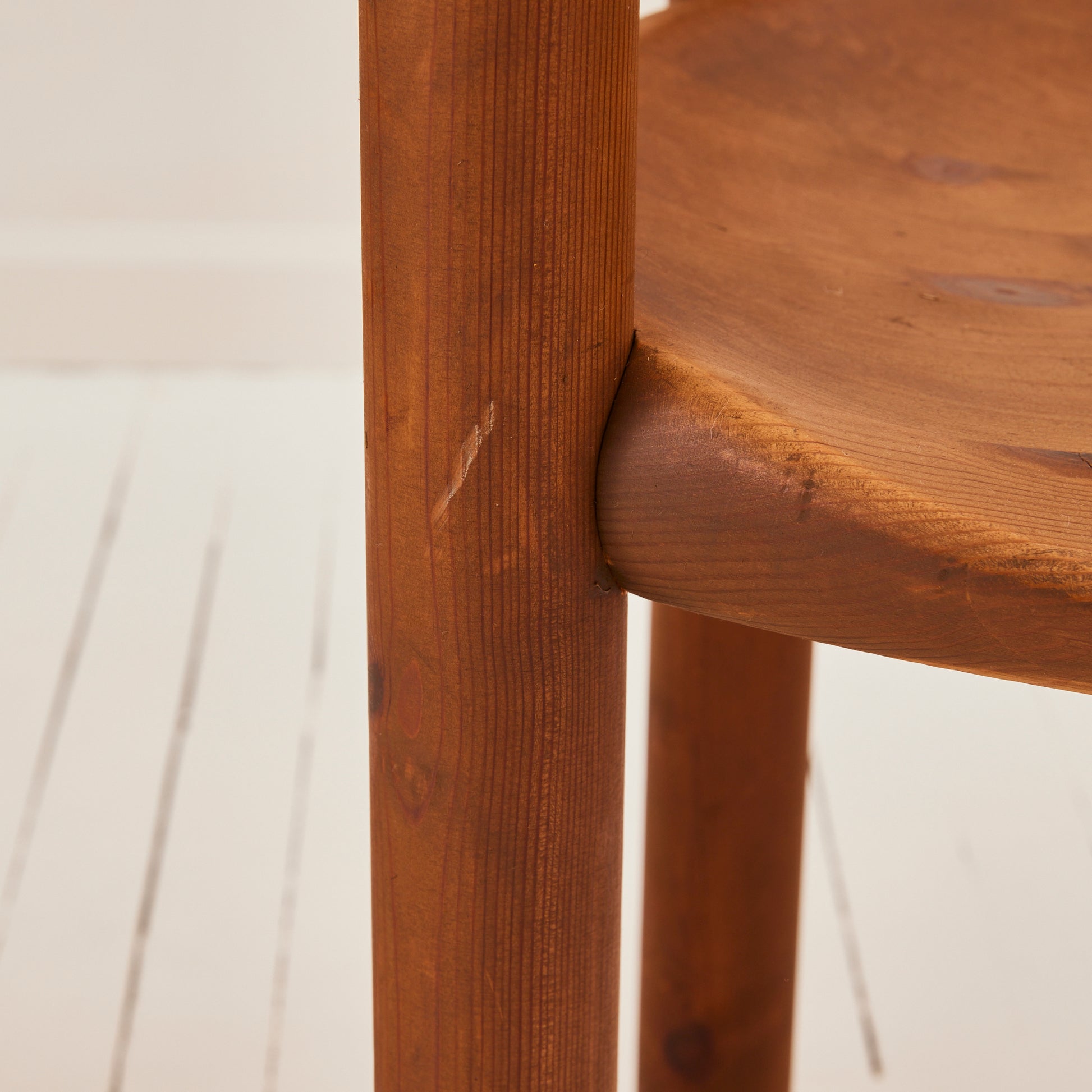 SOLD Rainer Daumiller Solid Pine Danish Mid Century Dining Chairs, Set of 6, 1970's